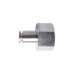 Metal Pu Fitting Straight 6mm 1/2